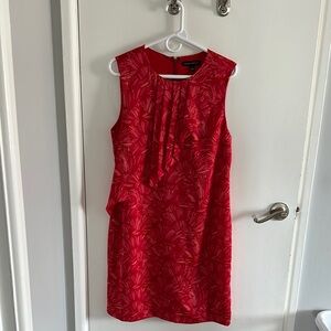 Banana Republic: Elegant Red Sleeveless Dress: Size 8